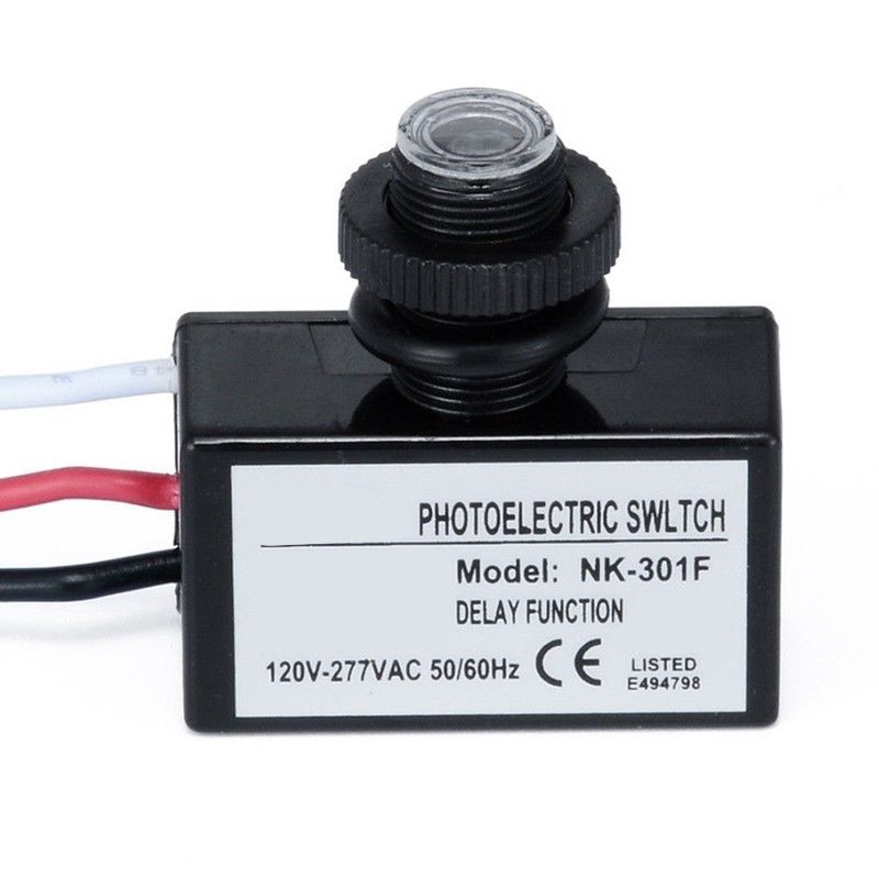 Photoelectric Photocell Dusk to Dawn Button Flush Mount Photo Control Eye Switch
